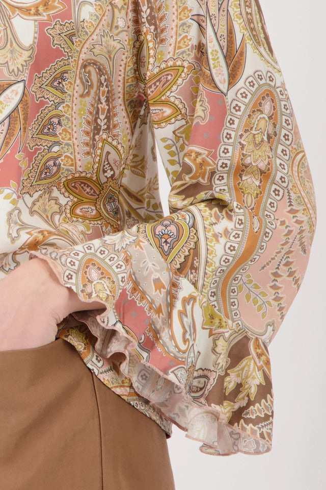 Blouse With Paisley Pattern