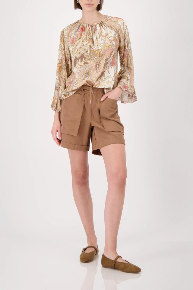 Blouse With Paisley Pattern