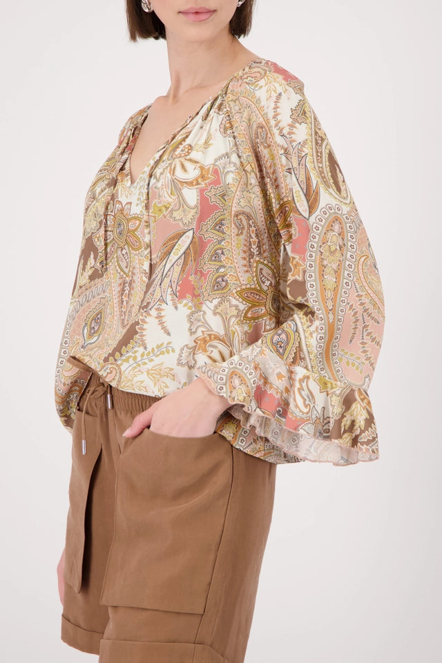 Blouse With Paisley Pattern