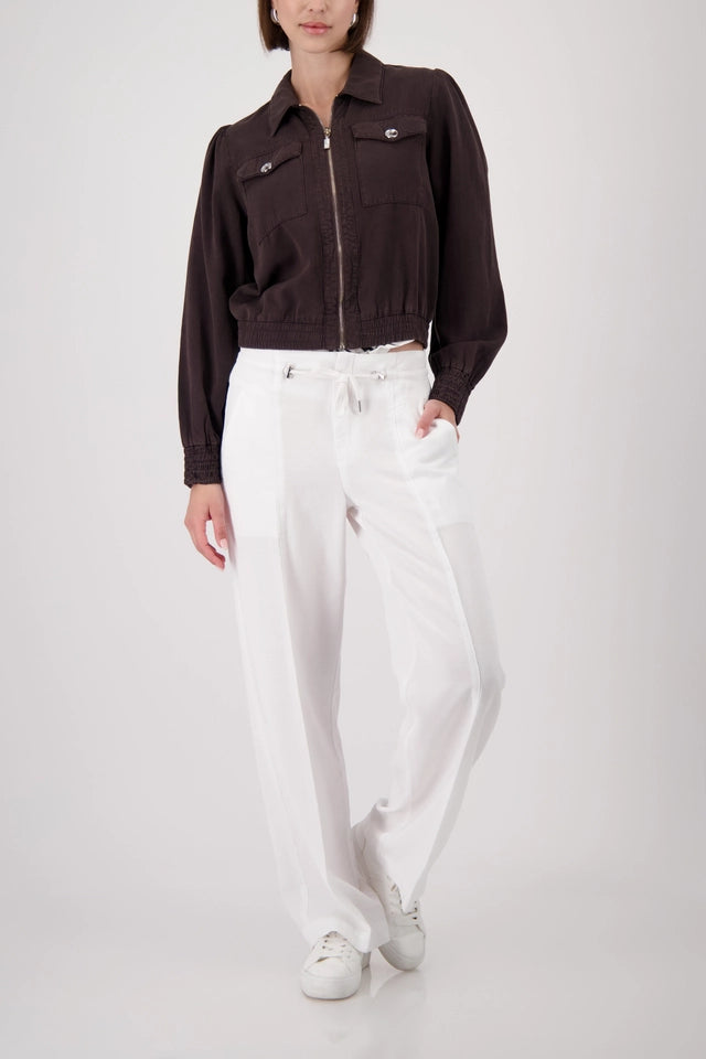 Brown Jacket With Decorative Buttons