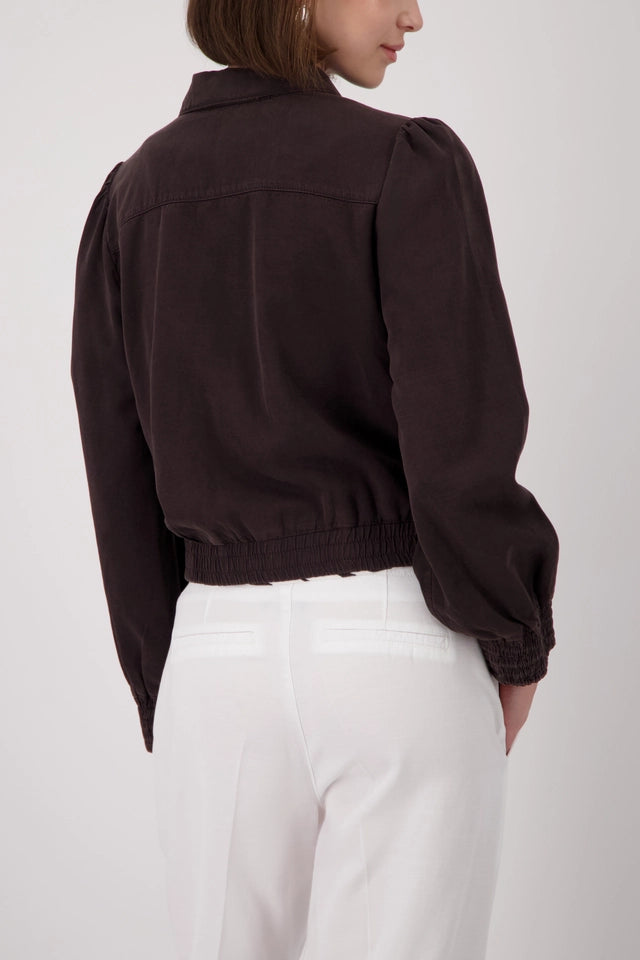 Brown Jacket With Decorative Buttons