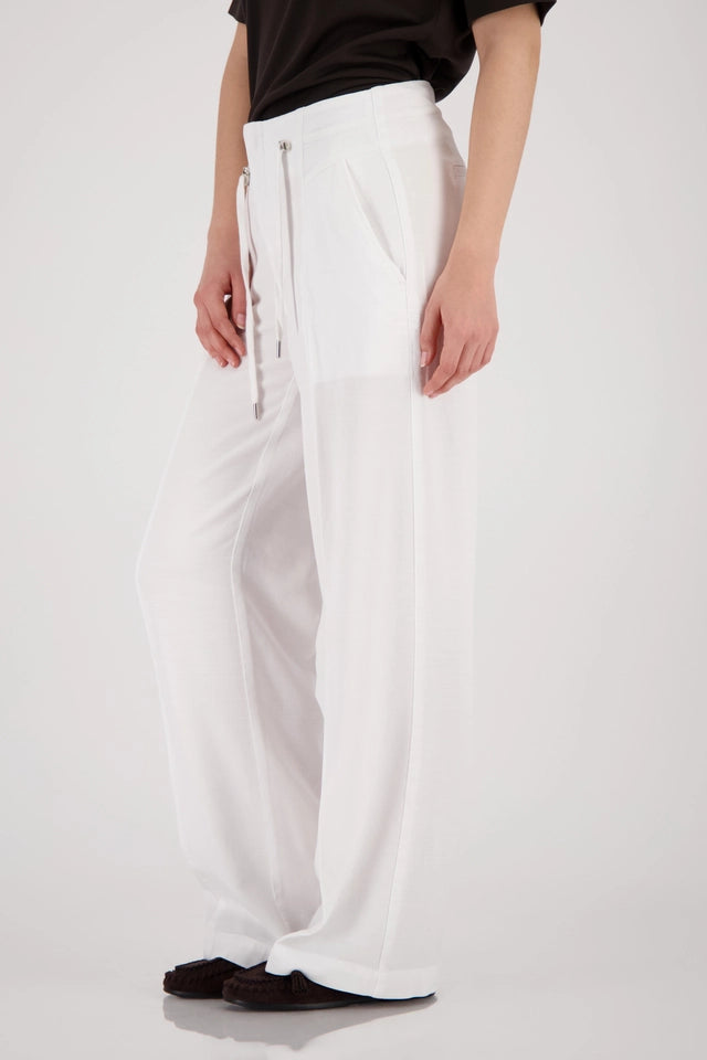 Cream Wide Leg Trousers