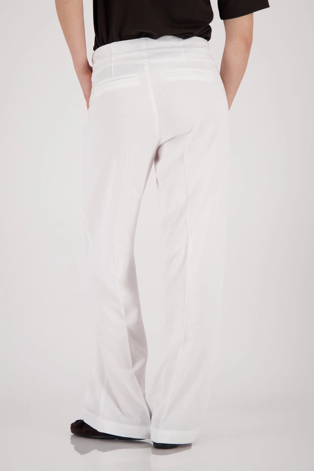 Cream Wide Leg Trousers