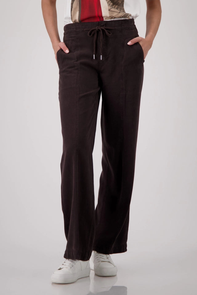 Brown Wide Leg Trousers