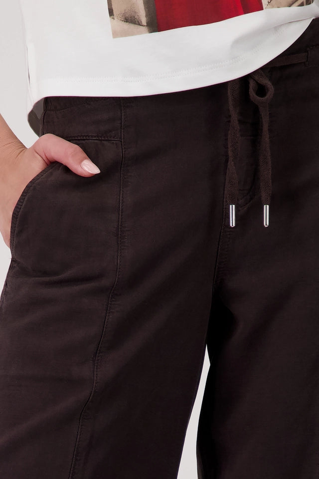 Brown Wide Leg Trousers