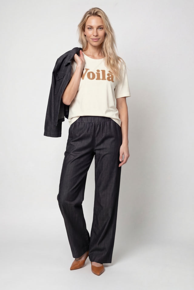 Antique White Top With Lettering