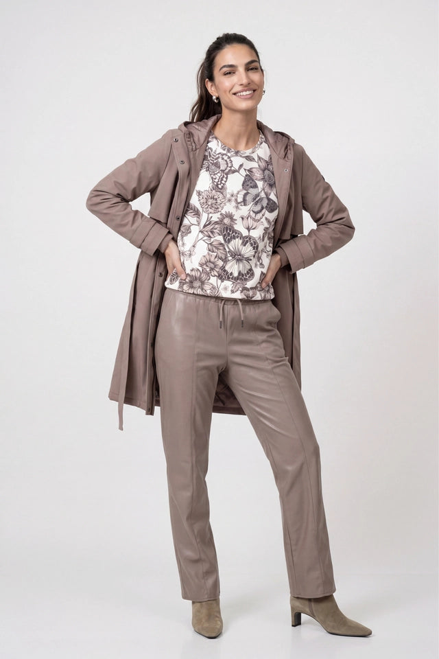 Pink And Taupe Sparkle Sweatshirt