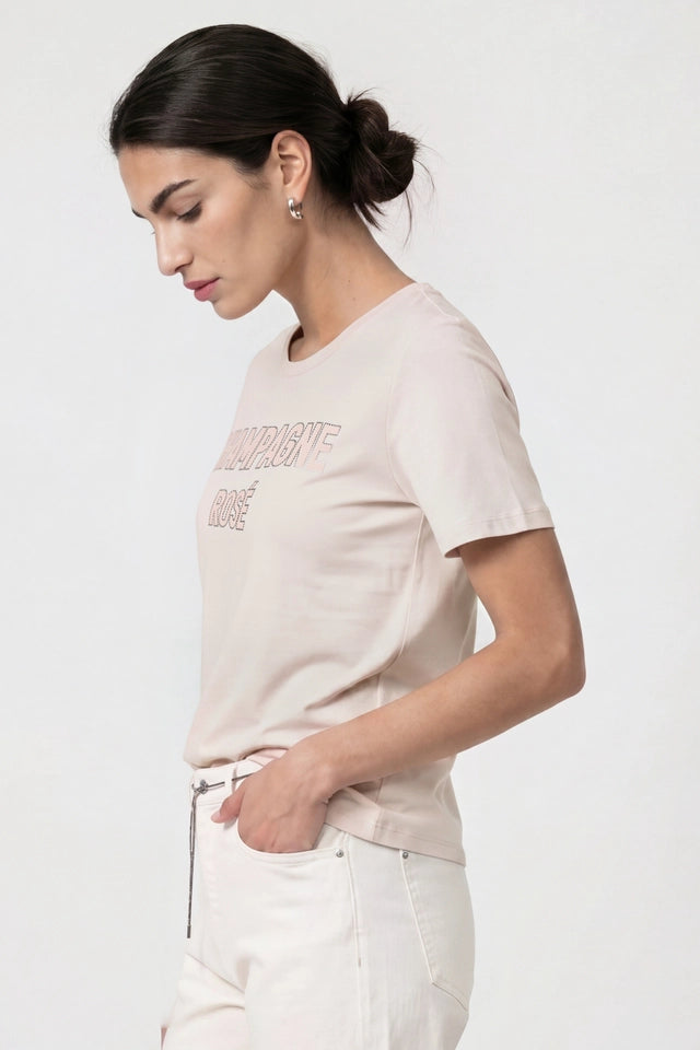 Pearly Pink Rose Top