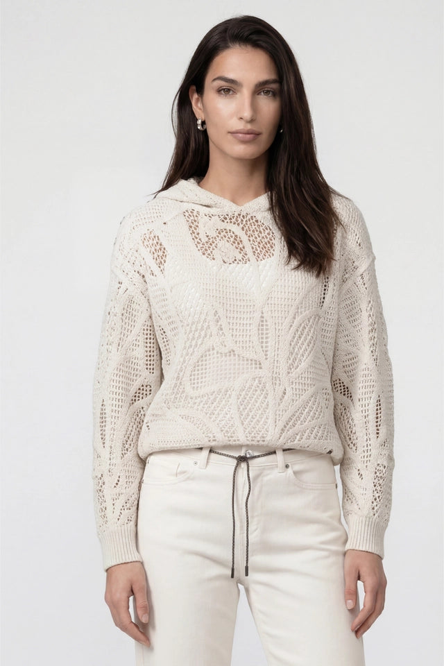 Sand Wool Crochet Knit