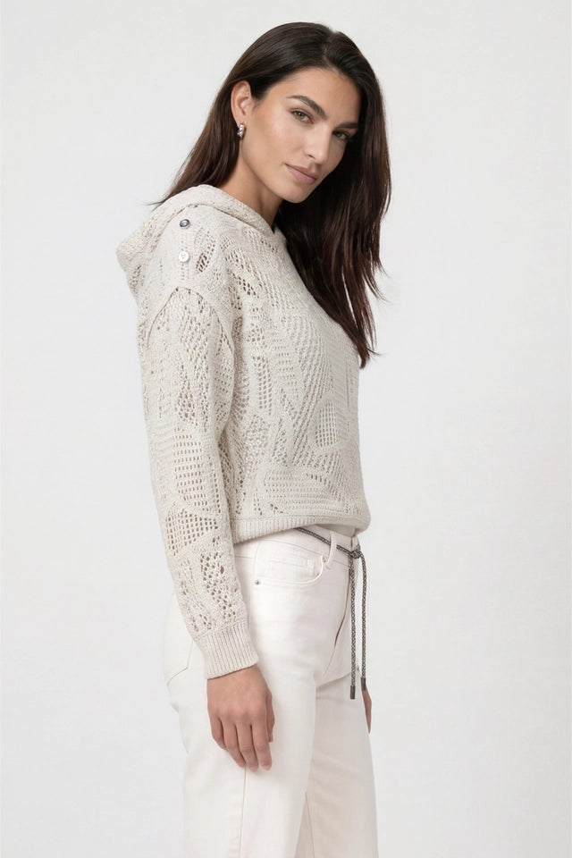 Sand Wool Crochet Knit
