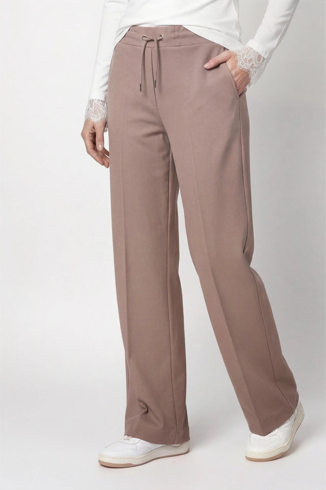 Taupe Wide Leg Jogger