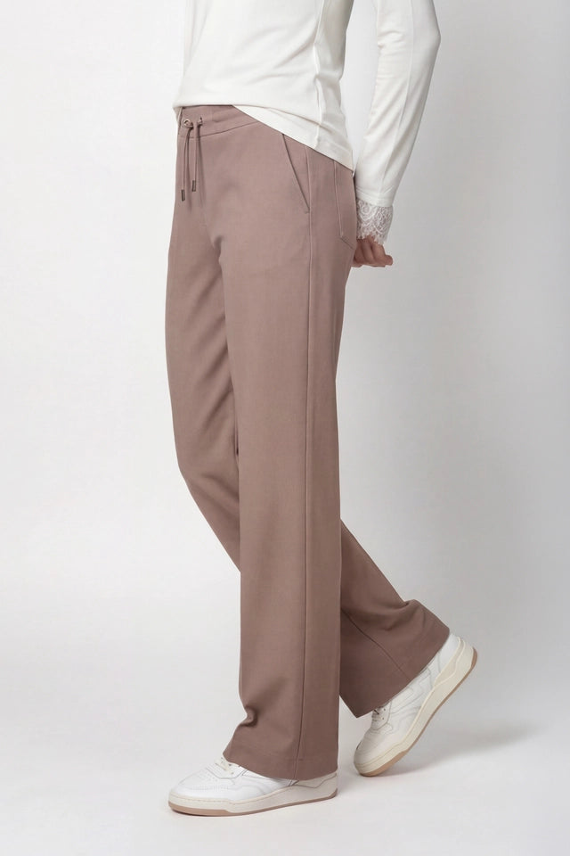 Taupe Wide Leg Jogger