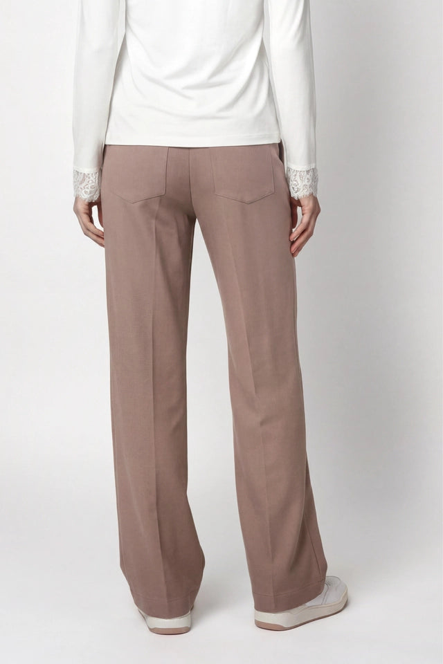 Taupe Wide Leg Jogger