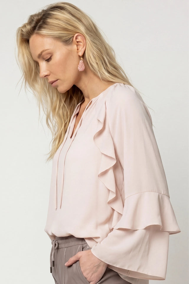Rose Water Chiffon Blouse