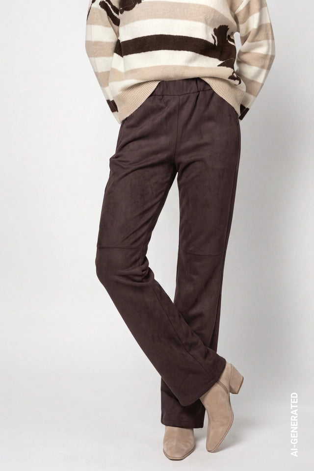 Black Coffee Velours Trousers