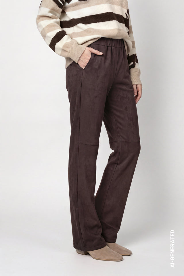 Black Coffee Velours Trousers