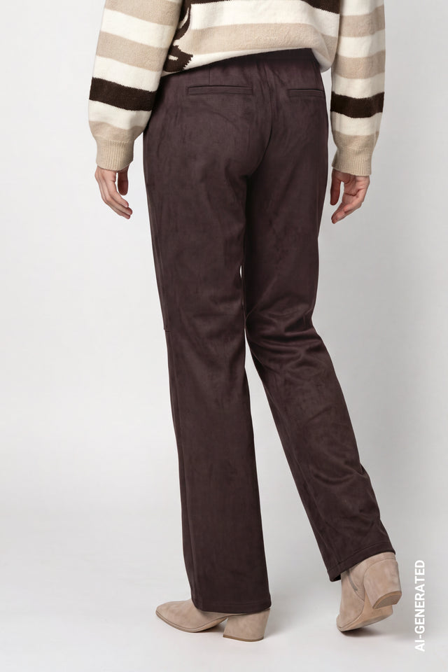 Black Coffee Velours Trousers