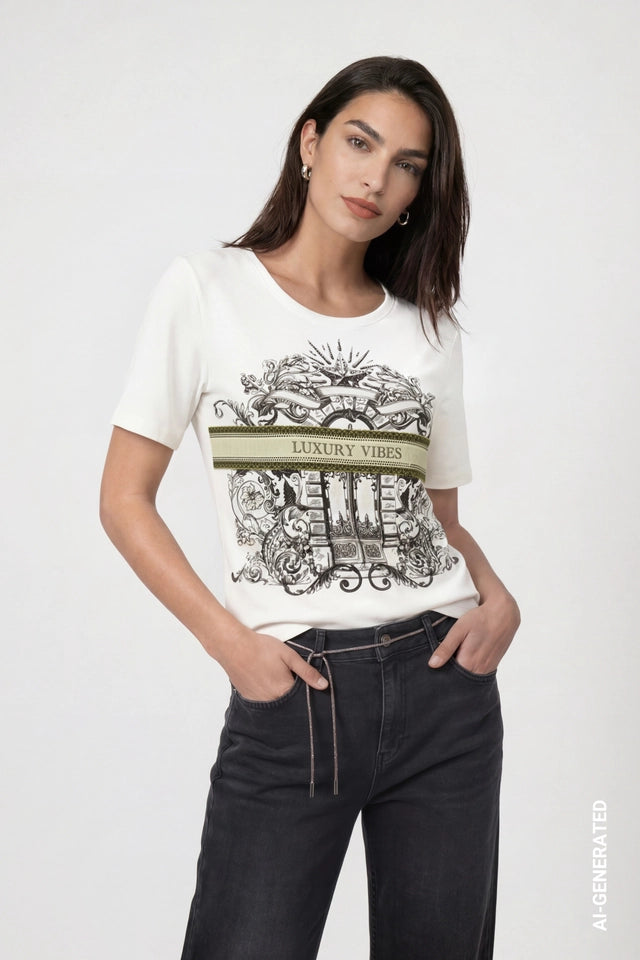 Cream Luxury Vibes Top