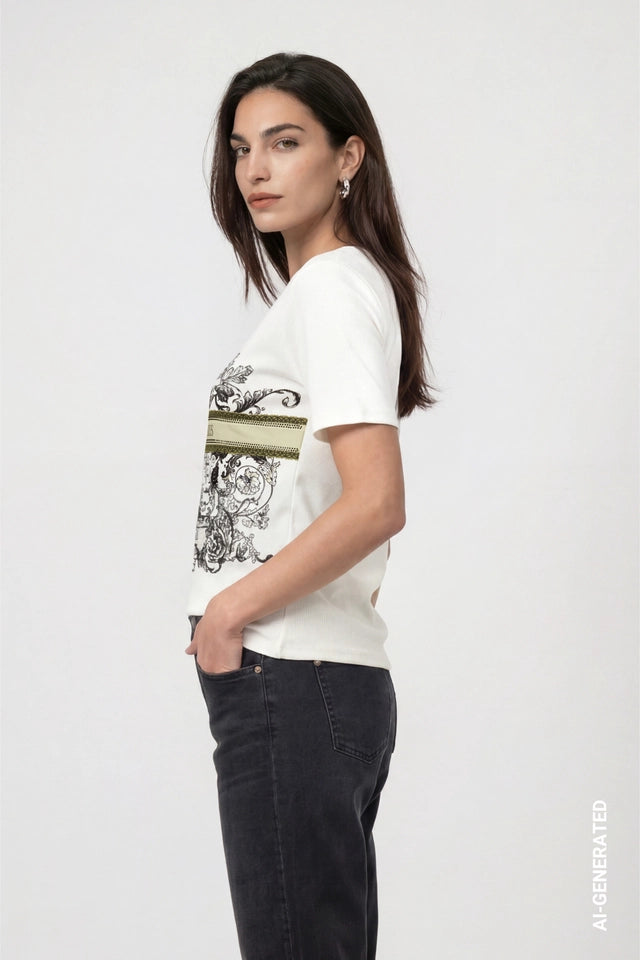 Cream Luxury Vibes Top