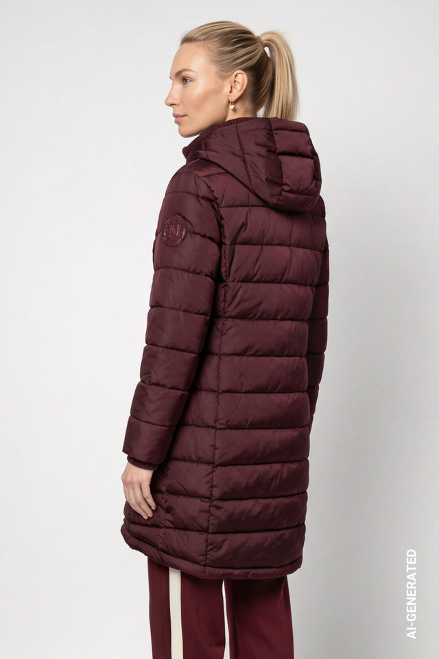 Dark Bordeaux Coat