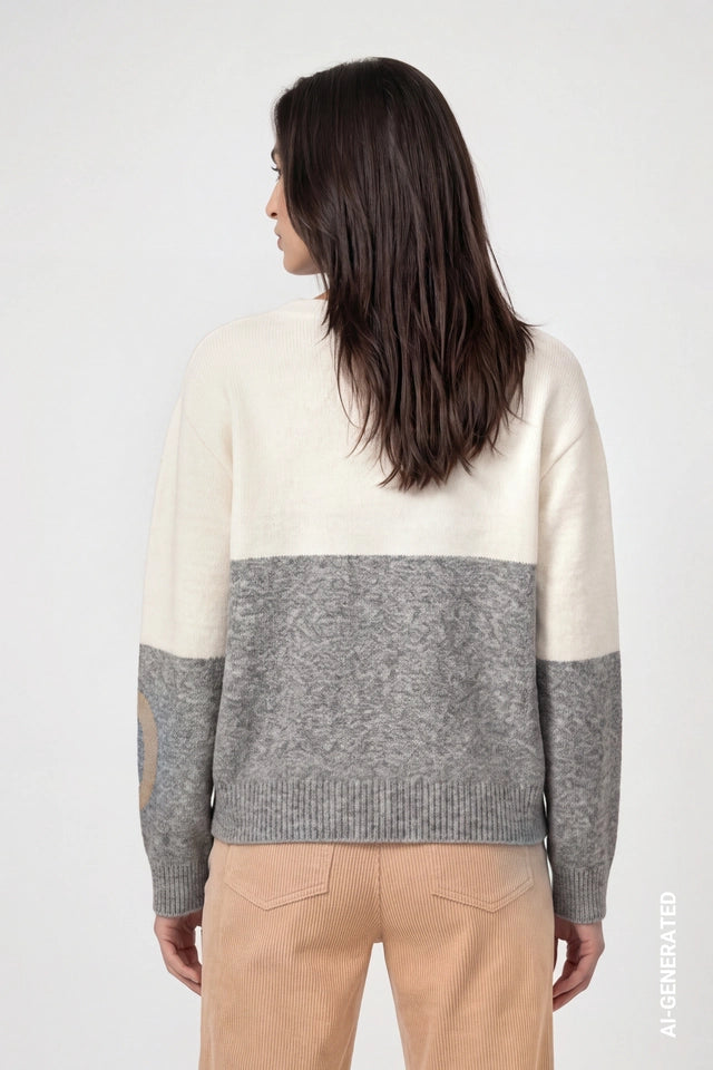 Light Grey Knitted Jumper