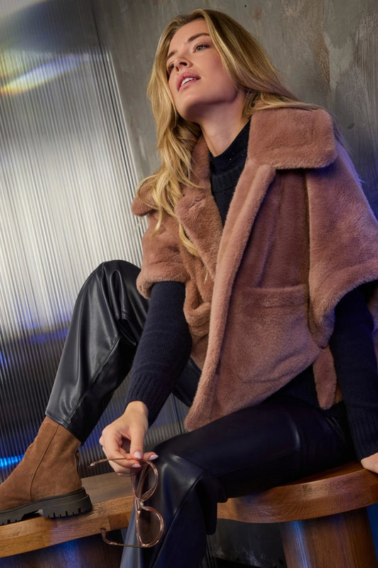 Tiramisu Faux Fur Jacket