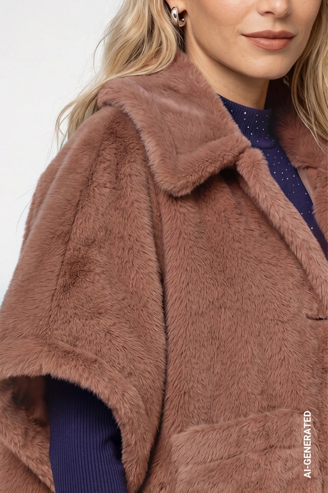 Tiramisu Faux Fur Jacket