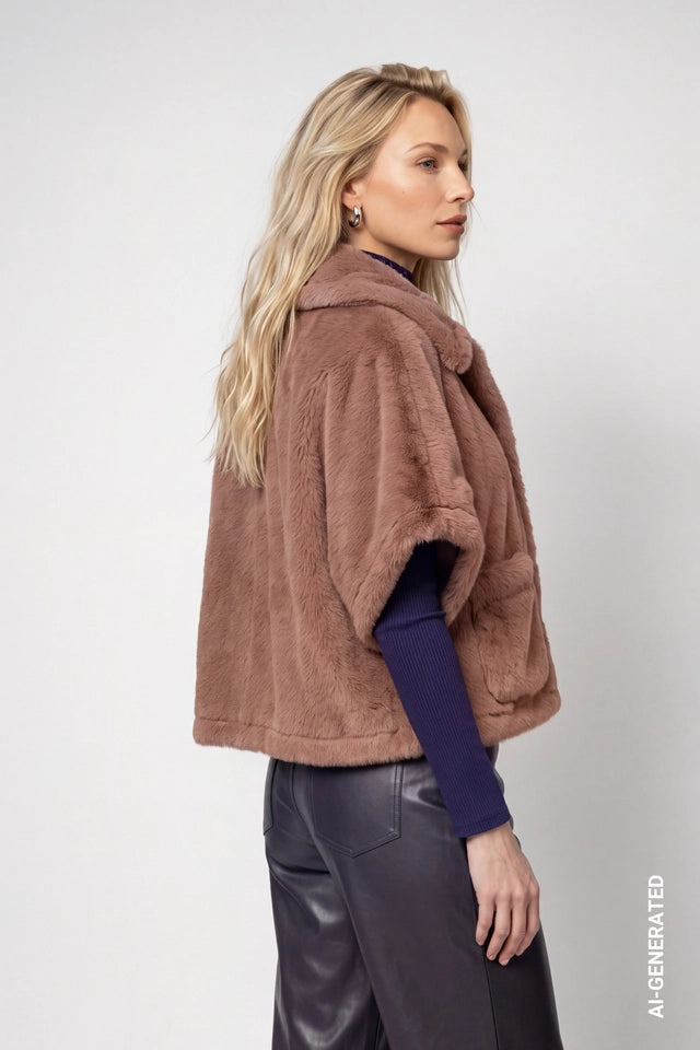 Tiramisu Faux Fur Jacket