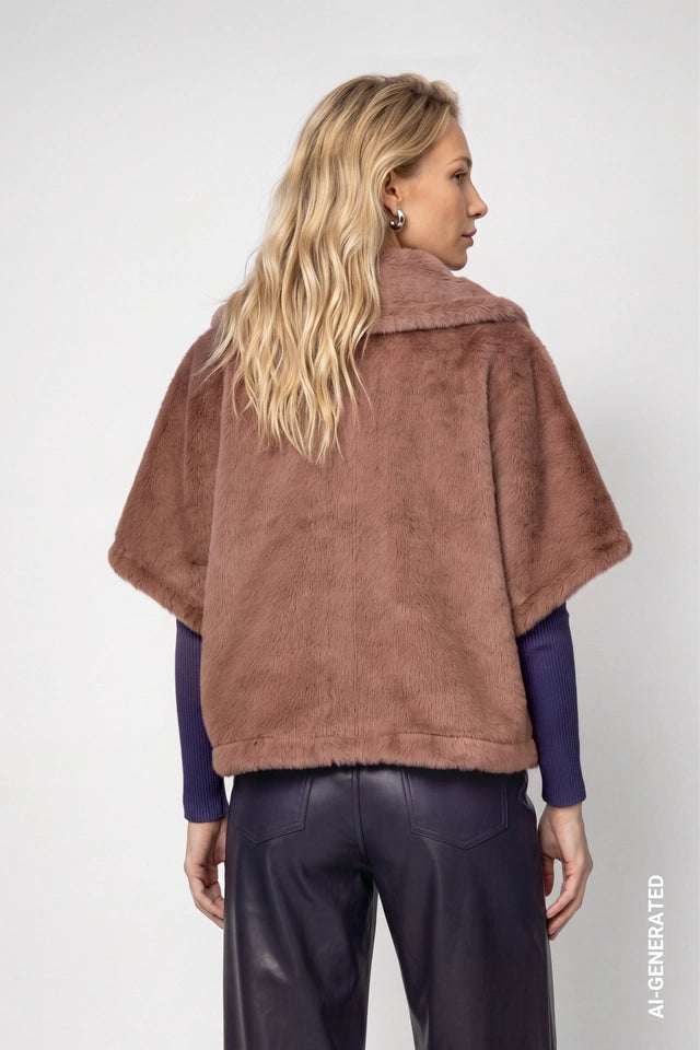 Tiramisu Faux Fur Jacket