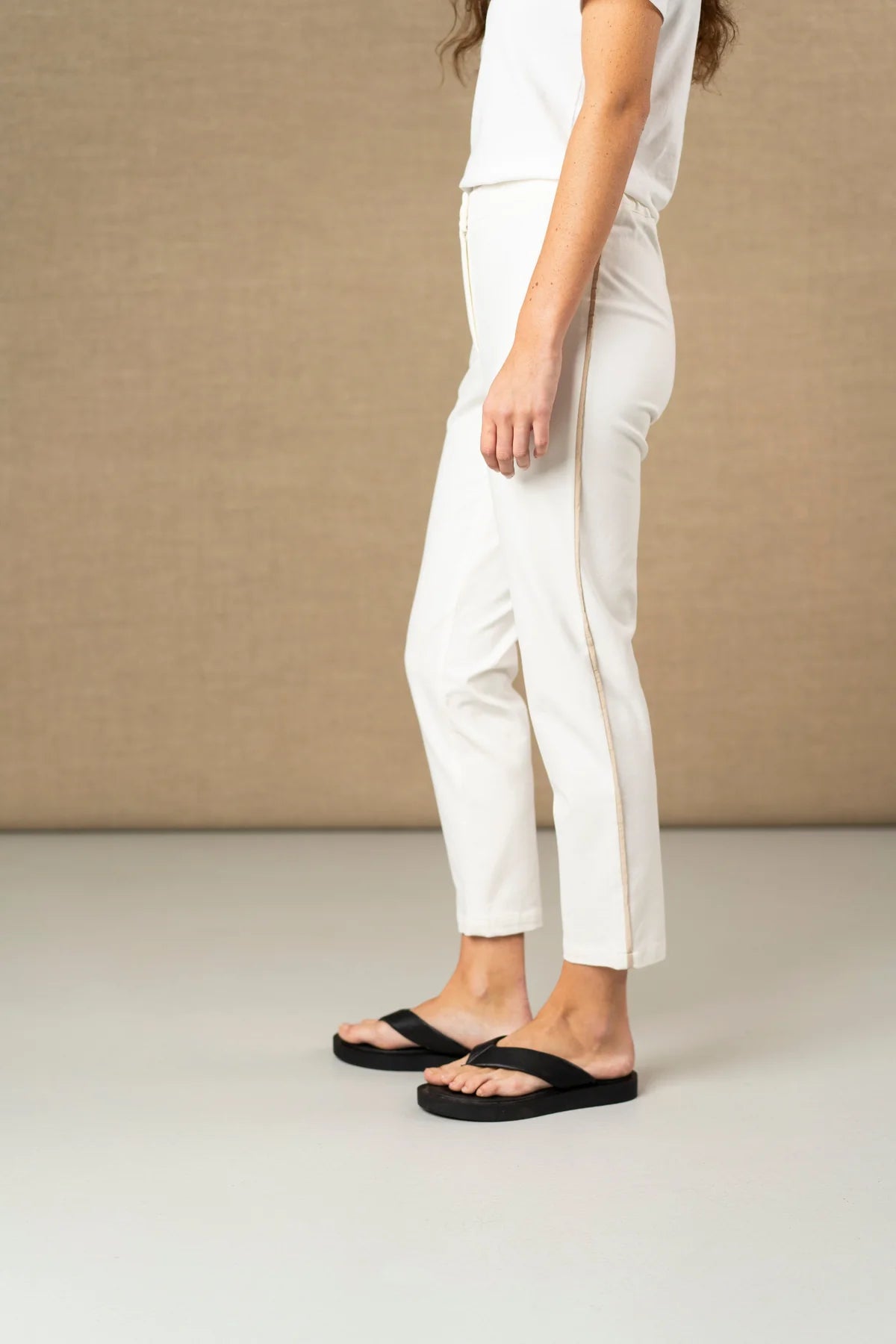 Ivory with Sand trim Trs