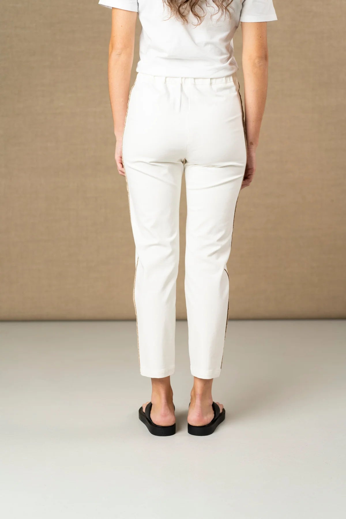 Ivory with Sand trim Trs