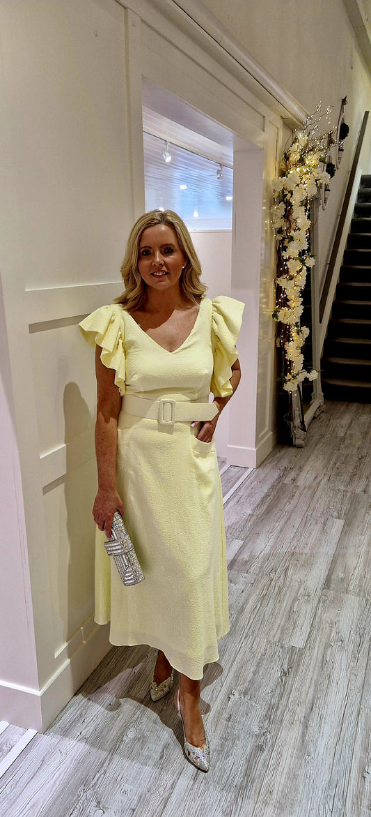 Isabelle Lemon Dress