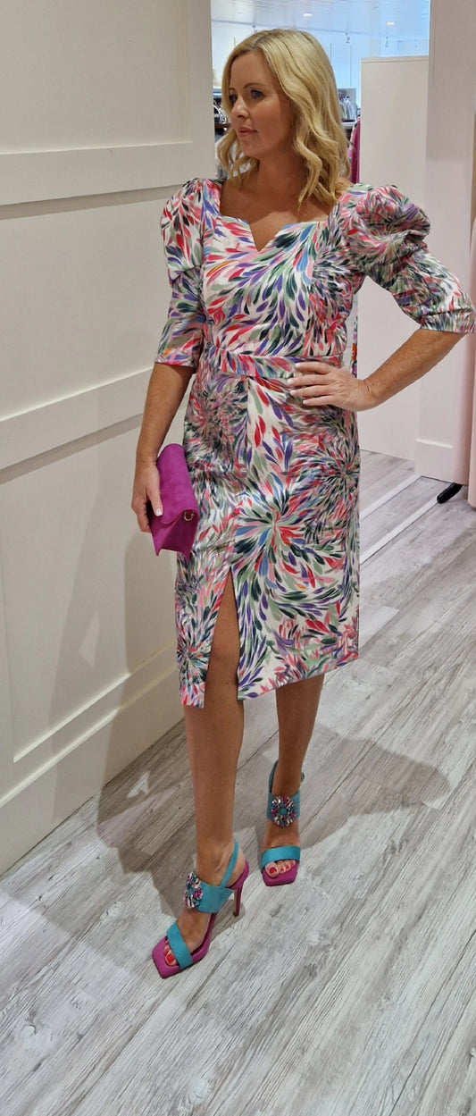 Petal Print Dress