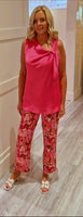 Pink Flower Trousers