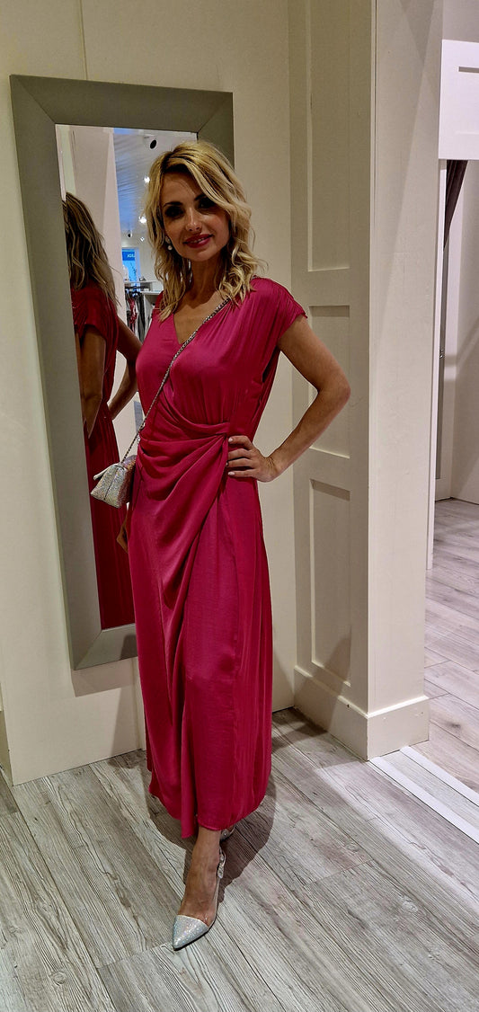 Millo Pink Midi Dress