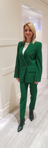 Green Slim Fit Jacket