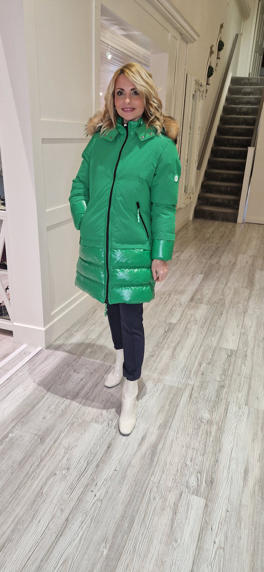 Green Padded Coat