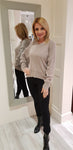 Taupe Knit Jumper