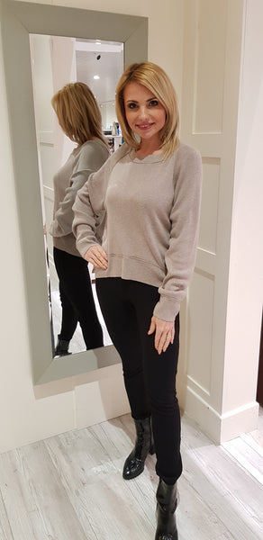 Taupe Knit Jumper