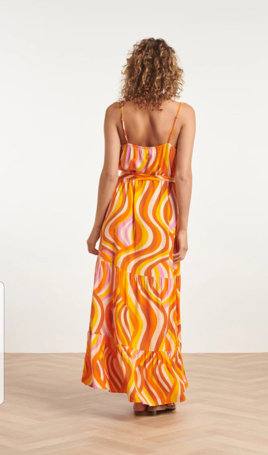 Yellow and Orange Maxi Dress