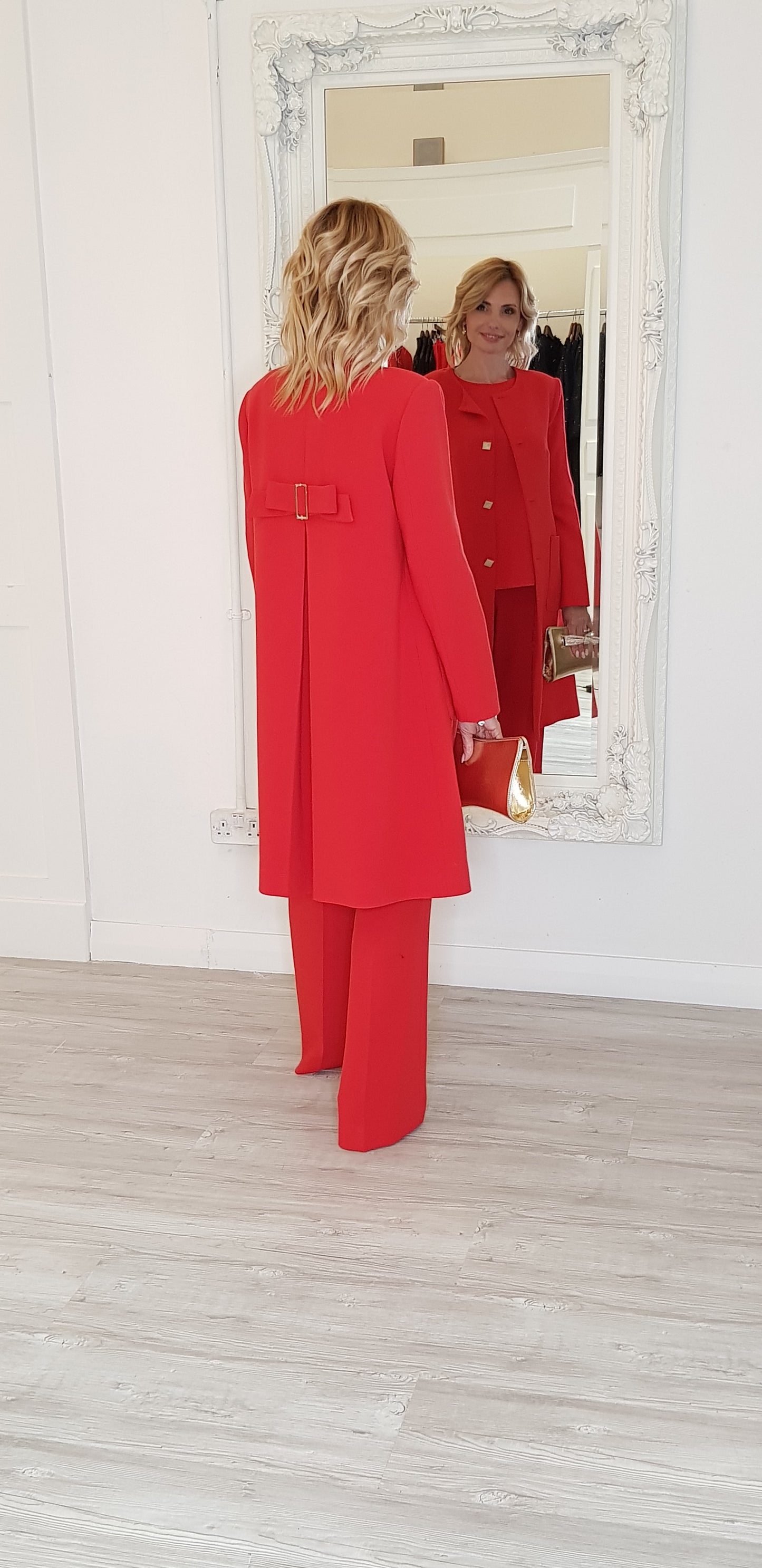 Red Jacket With Gold Buttons