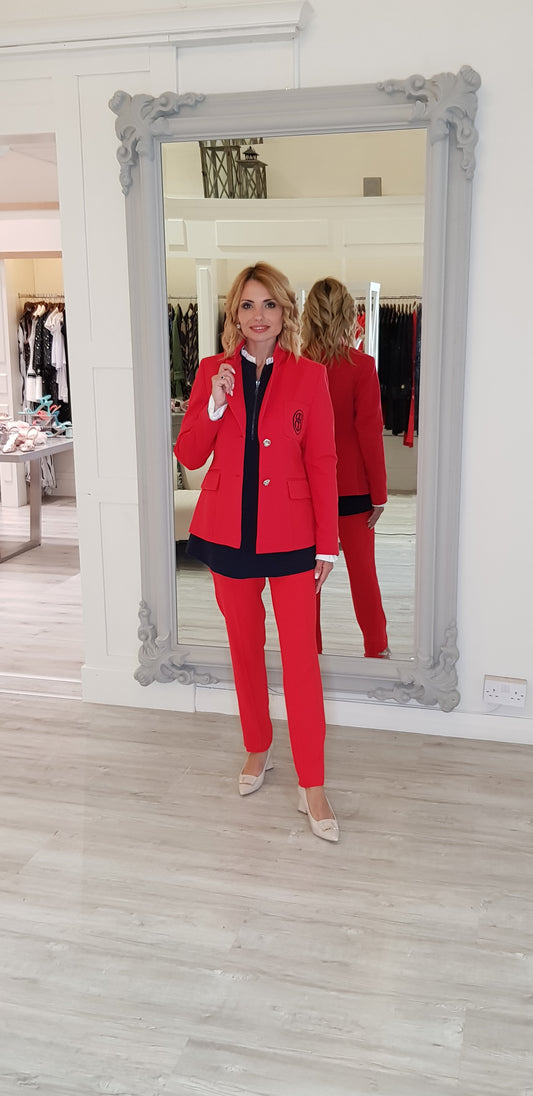 Red Classic Blazer