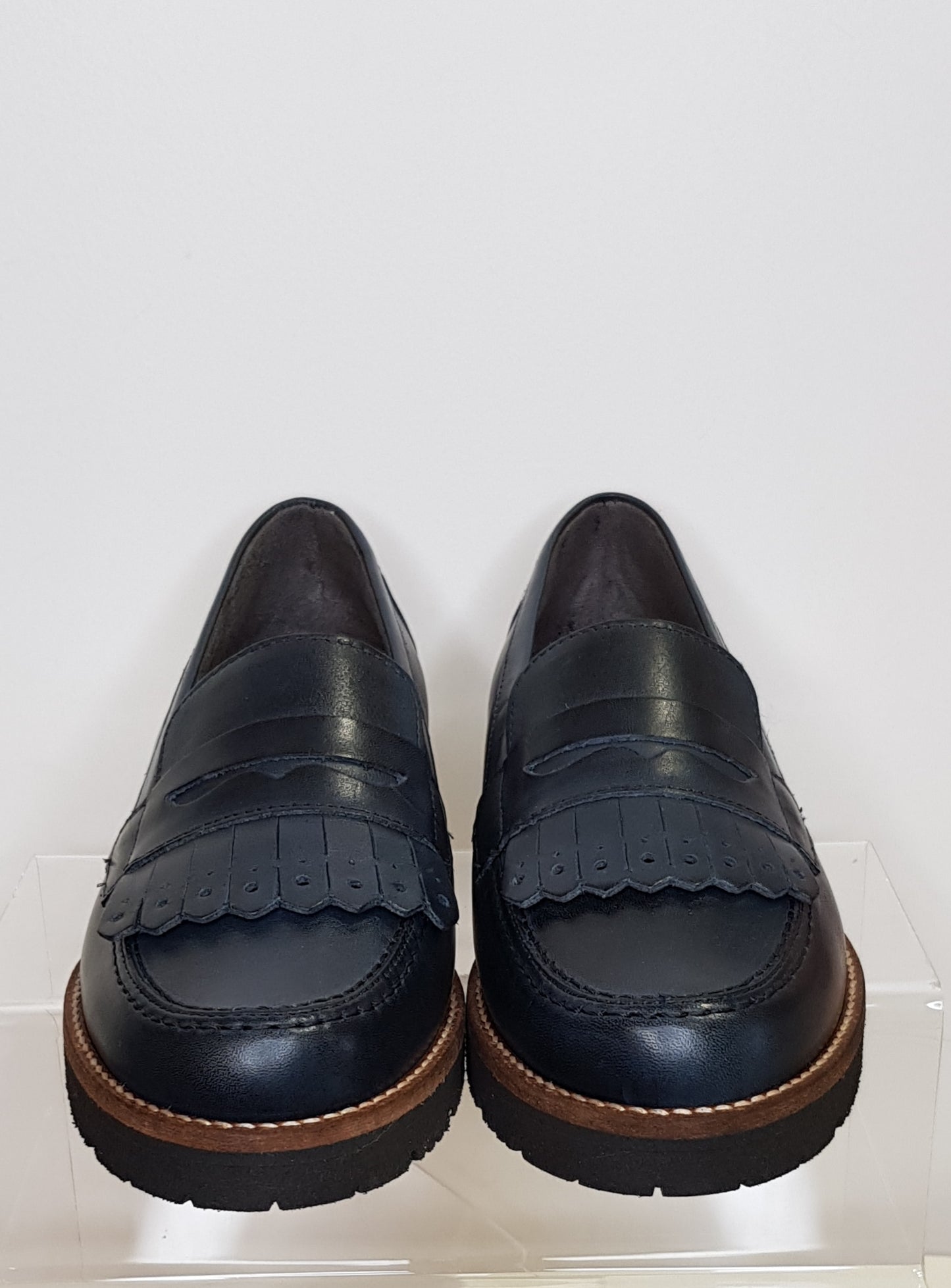 Navy Matt Loafers