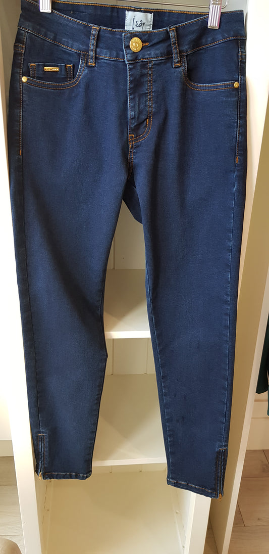 Lido Zip Navy Jeans