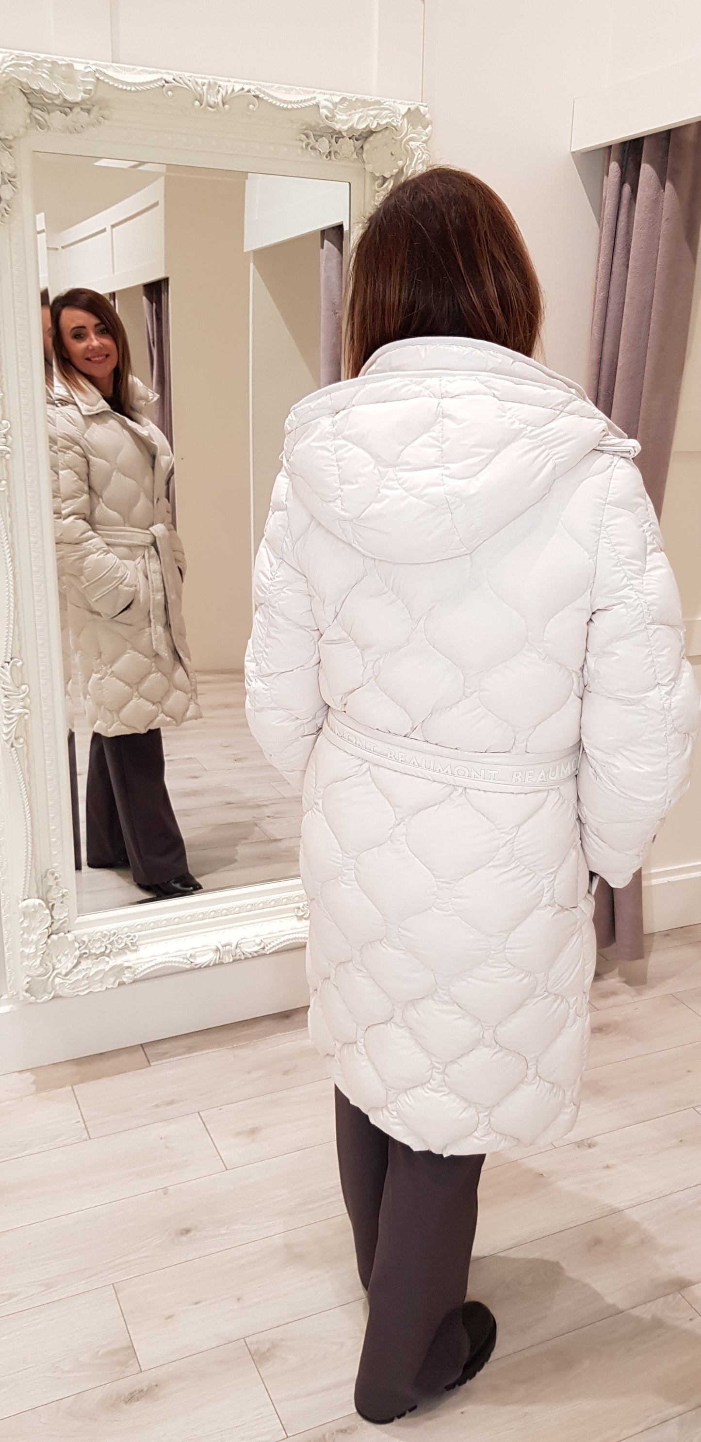 Rita Cream Padded Coat