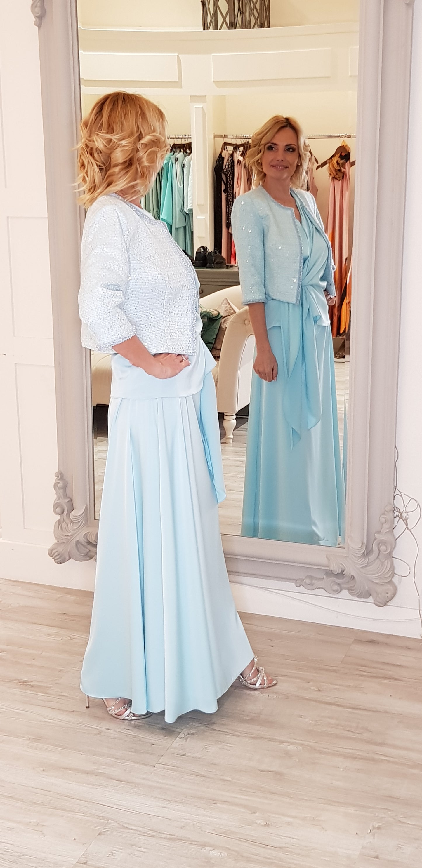 Powder Blue Sparkle Jacket
