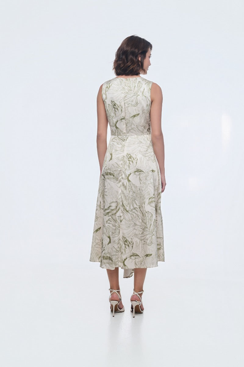 Olive 🫒 & Ivory Dress