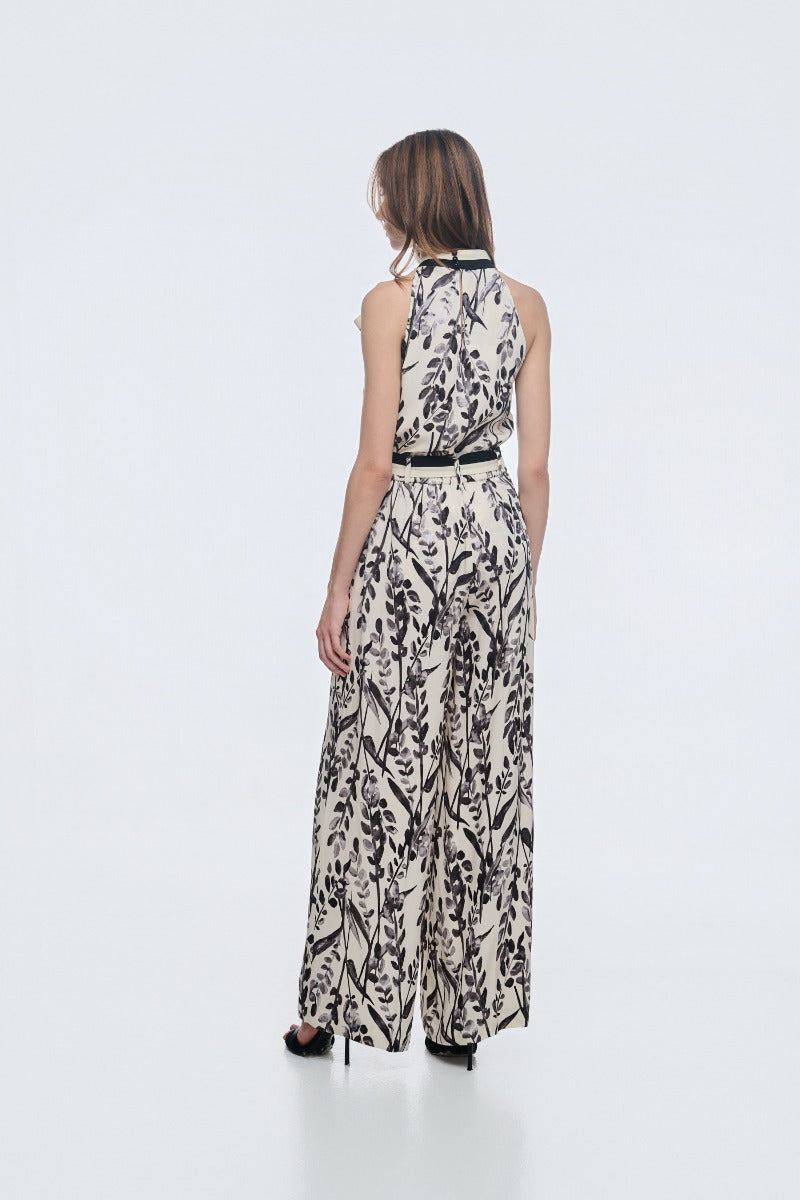Black & Cream Trousers