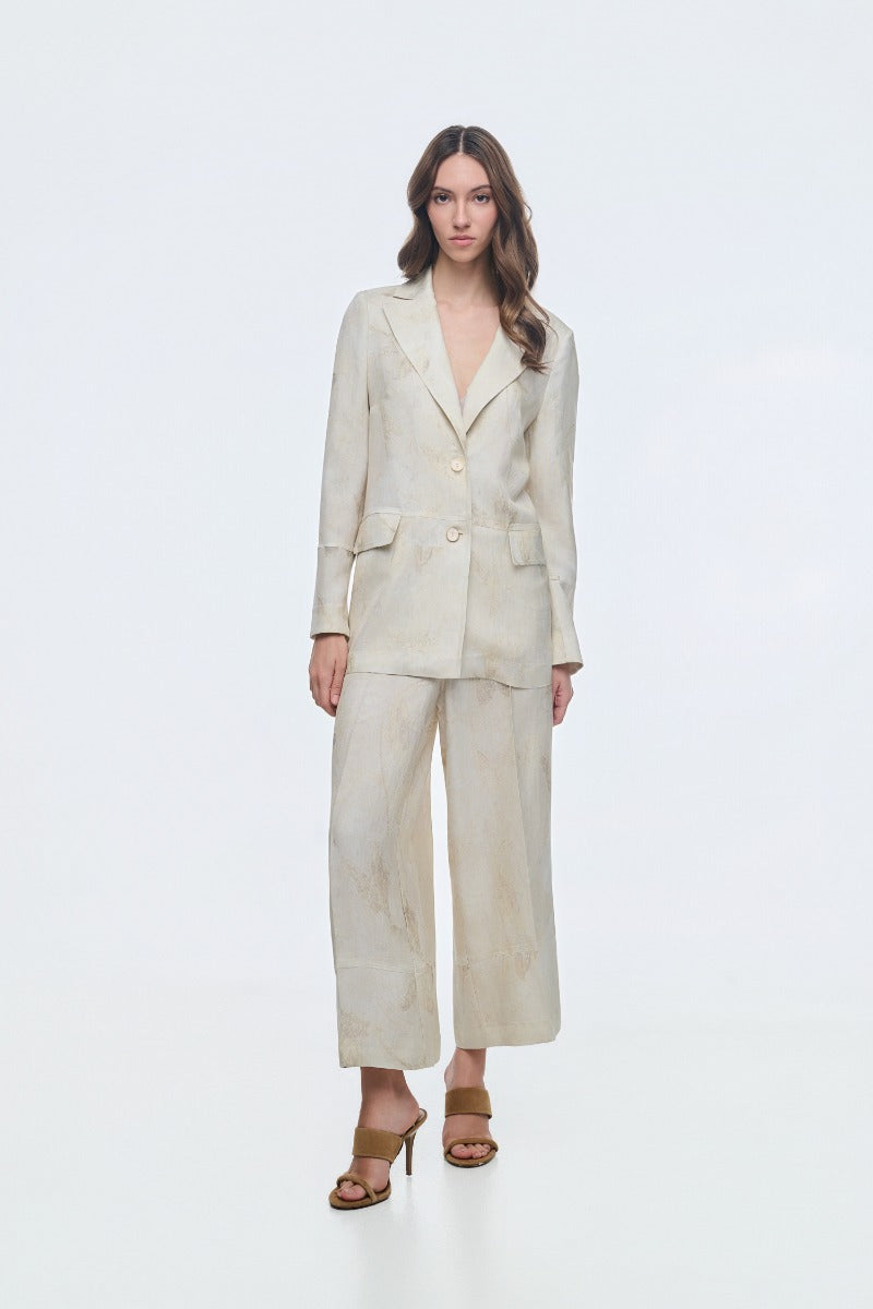 Soft Lemon Marble Jacket