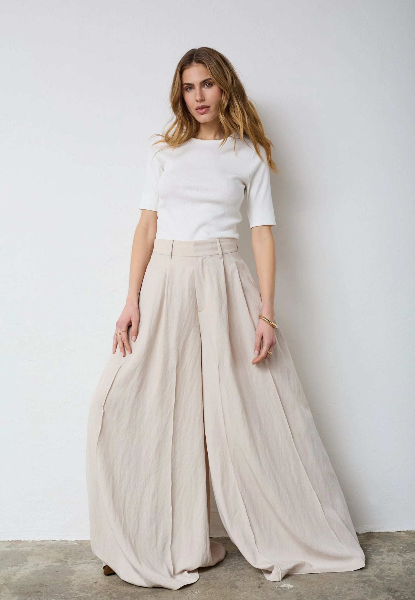 Bone Skirt Trousers